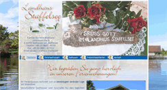 Desktop Screenshot of landhaus-staffelsee.de